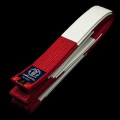 Kohaku Obi Officiel Kata (JRWZ) - Ceinture blanche/rouge