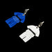 White & Blue Judogi Key Holder