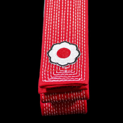 Kohaku Obi Officiel Kata (JRWK) - Ceinture blanche/rouge